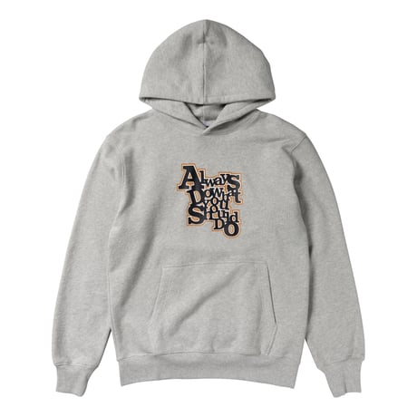 ADWYSD (ALWAYS DO WHAT YOU SHOULD DO) / GIRBURARD HOODIE / GREY