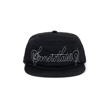 SOL soonerorlater / CURSIVE LOGO PILLBOX CAP / BLACK