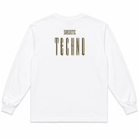 SARCASTIC / NEW DANCE SOUND L/S TEE / WHITE