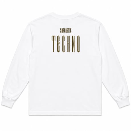SARCASTIC / NEW DANCE SOUND L/S TEE / WHITE