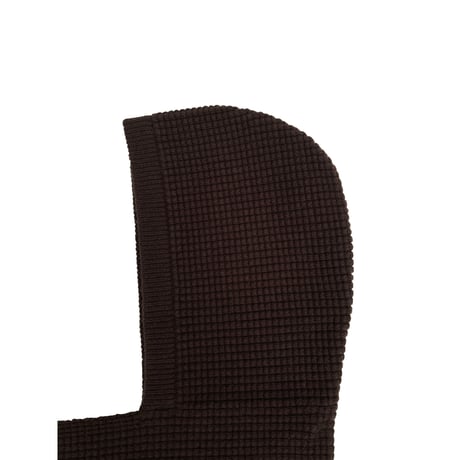 COMFORTABLE REASON / WAFFLE HOOD SCARF / BROWN