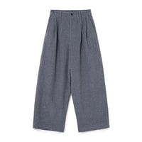 SOL soonerorlater / WOOL-BLEND EASY 2-TUCK PANTS / GRAY
