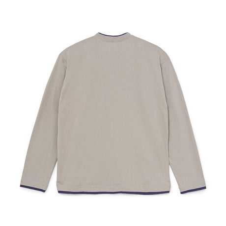 SOL soonerorlater / FAKE-LAYERED L/S TEE / GRAY