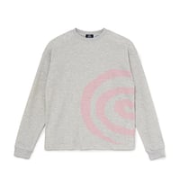 SOL soonerorlater / CROSS GURUGURU WAFFLE L/S TEE / GRAY