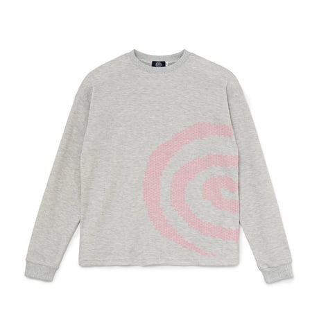 SOL soonerorlater / CROSS GURUGURU WAFFLE L/S TEE / GRAY