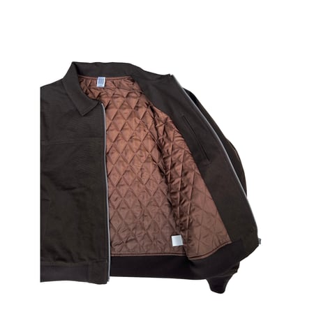 COMFORTABLE REASON / DUCK BOMBER JACKET / BROWN