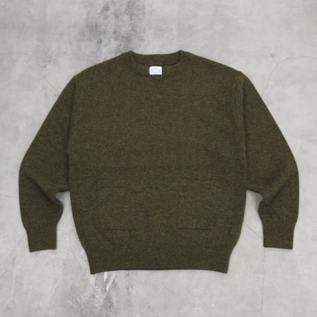 PAJA STUDIO / SEPARATE POCKET SWEATER / KHAKI