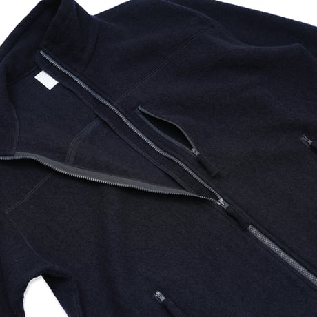 HOMBRE NINO / FULLING ZIP JACKET / BLACK
