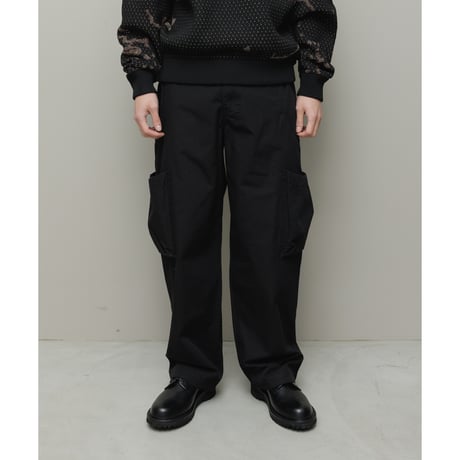BAL / CURV POCKET FIELD CARGO PANT / BLACK