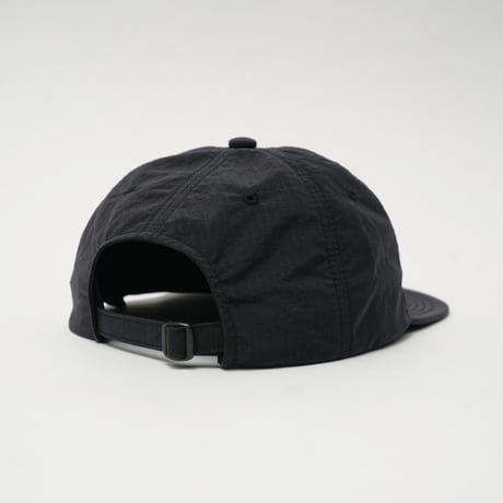 GARBAGE / SOFT BRIM 6 PANEL CAP w/ CHIN STRAP (OFFLINE) / BLACK (BLACK EMB)