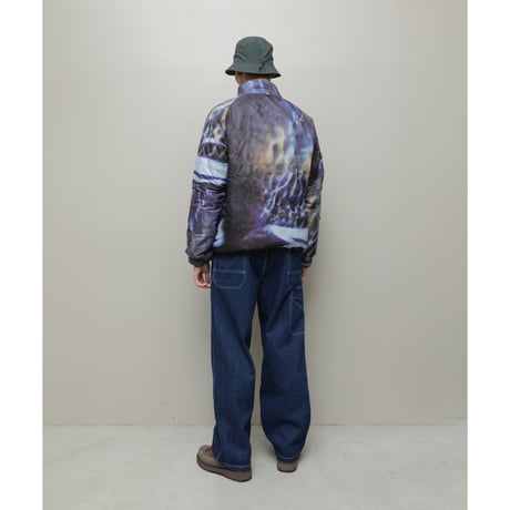 BAL / DENIM FAUX STITCH CARPENTER PANT / INDIGO
