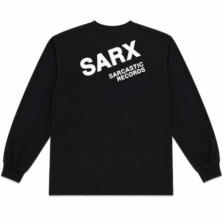 SARCASTIC / SARX RECORDS L/S TEE / BLACK