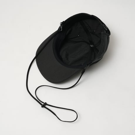 GARBAGE / SOFT BRIM 6 PANEL CAP w/ CHIN STRAP (OFFLINE) / CHARCOAL (CHARCOAL EMB)