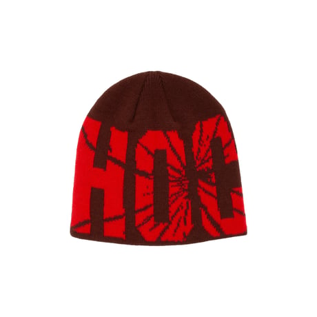 HOCKEY / SHATTER SKULLY BEANIE / BROWN