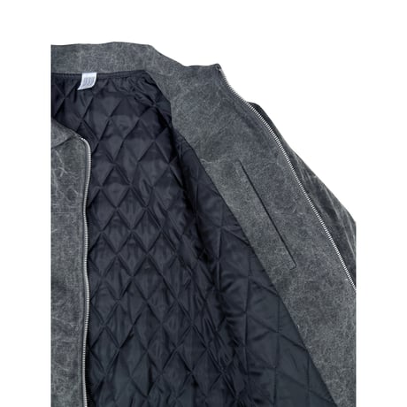 COMFORTABLE REASON / DUCK BOMBER JACKET / BLACK