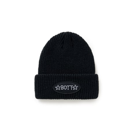 BoTT / BONES CUFF BEANIE / BLACK