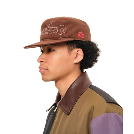 SOL soonerorlater / CURSIVE LOGO PILLBOX CAP / BROWN