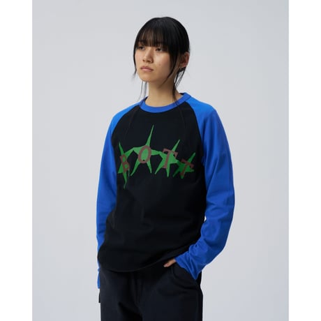 BoTT / STARS RAGLAN L/S TEE / BLACK