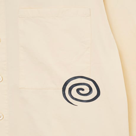 SOL soonerorlater / COTTON TWILL SHIRT / IVORY