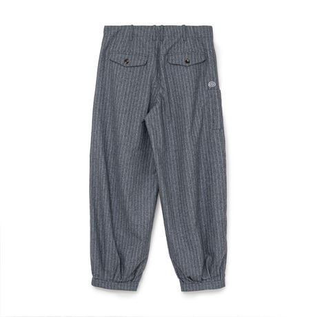 SOL soonerorlater / PIN-STRIPE BALLOON PANTS / GRAY