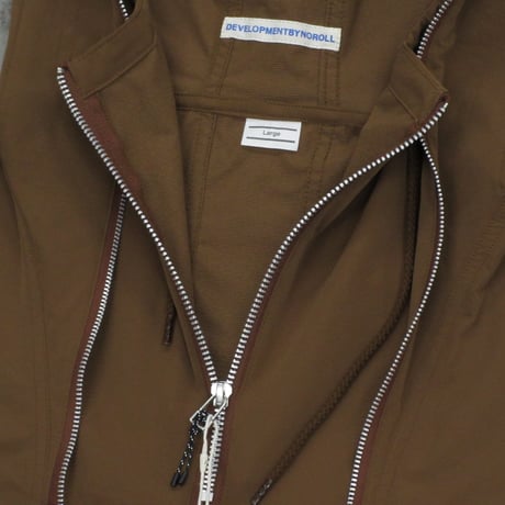 NOROLL / SUGARI MESH ANORAK / BROWN