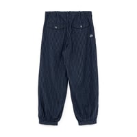 SOL soonerorlater / PIN-STRIPE BALLOON PANTS / NAVY