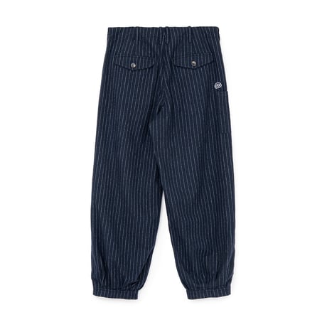 SOL soonerorlater / PIN-STRIPE BALLOON PANTS / NAVY