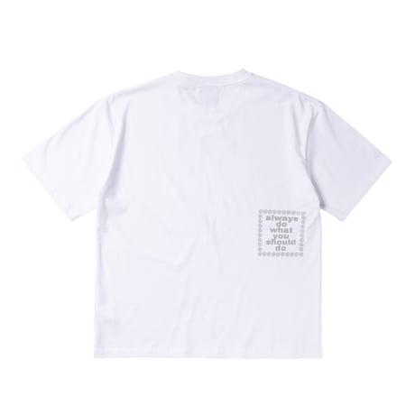 ADWYSD (ALWAYS DO WHAT YOU SHOULD DO) / GIRBURARD TEE / WHITE