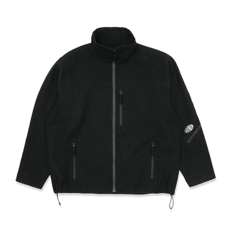HOMBRE NINO / FULLING ZIP JACKET / BLACK