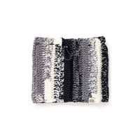 SOL soonerorlater / HAND-KNITTED NECK WARMER / GRAY MIX