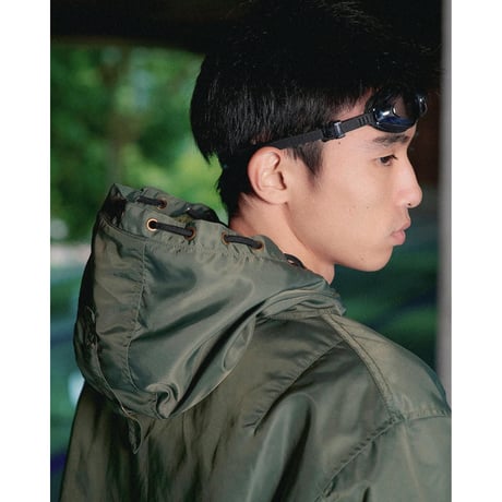 SPECIAL GUEST K.K. / HOODED FLIGHT JACKET / KHAKI