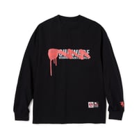 SUBWARE / DRIP LONG SLEEVE TEE / BLACK