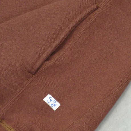 NOROLL / C&C CREW SWEAT / BROWN RED
