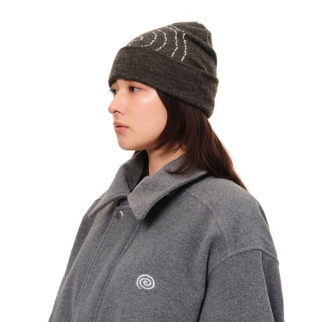 SOL soonerorlater / PIN GURUGURU DOUBLE BEANIE / GRAY