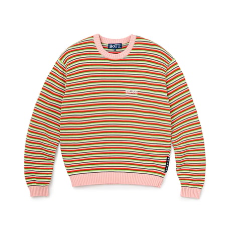 BoTT / STRIPED KNIT / PINK