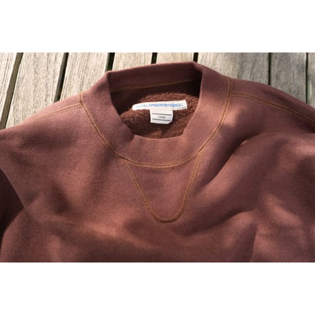 NOROLL / C&C CREW SWEAT / BROWN RED