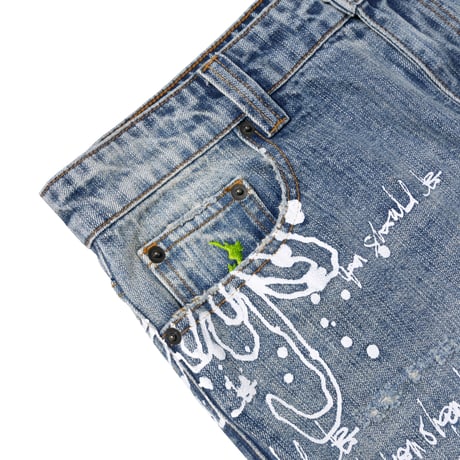 ADWYSD (ALWAYS DO WHAT YOU SHOULD DO) / WAZA JEANS / WASHED LIGHT BLUE