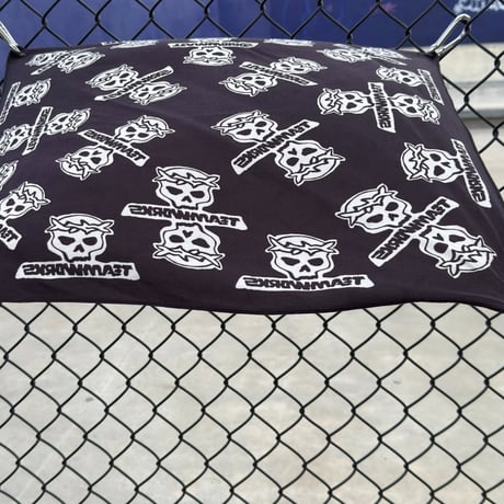 TEAM WORKS / BANDANA / CITY SKULL VINTAGE BLACK