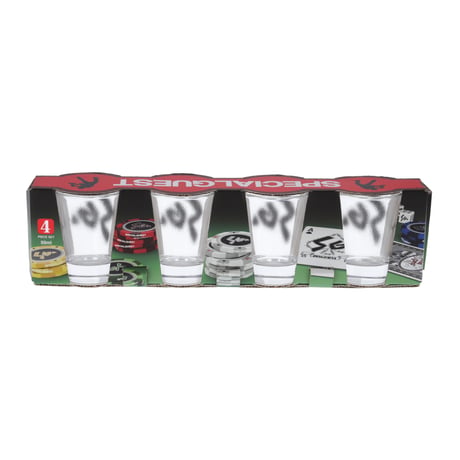 SPECIAL GUEST K.K. / SHOT GLASS (SET OF 4) / CLEAR