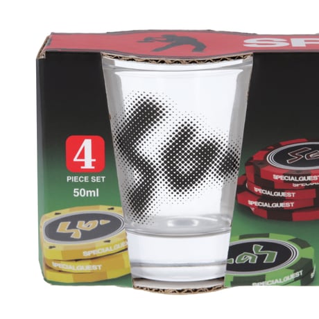 SPECIAL GUEST K.K. / SHOT GLASS (SET OF 4) / CLEAR