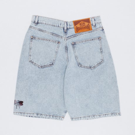 FUCKING AWESOME / x INDEPENDENT FA DOUBLE KNEE SHORT / LIGHT INDIGO