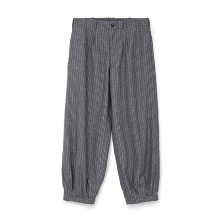 SOL soonerorlater / PIN-STRIPE BALLOON PANTS / GRAY