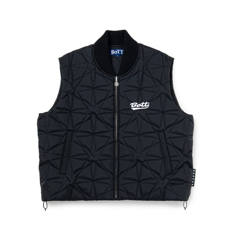 BoTT / SPARKLE QUILTED VEST / BLACK