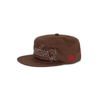 SOL soonerorlater / CURSIVE LOGO PILLBOX CAP / BROWN
