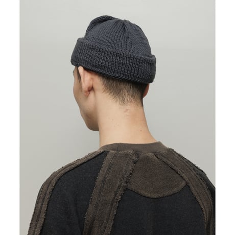 BAL / HAND KNIT BEANIE / ASPHALT