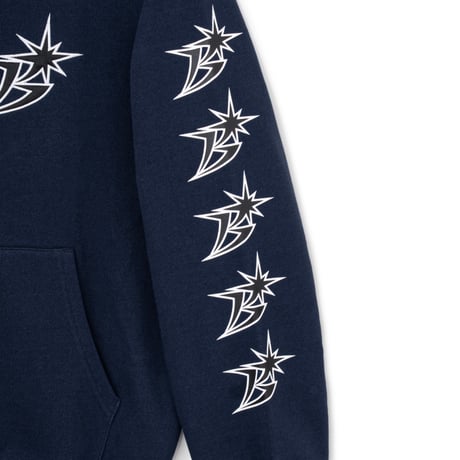 BoTT / B LOGO ZIP HOODIE / NAVY