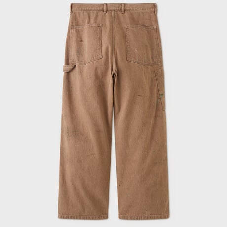 PHIGVEL MAKERS & Co. / DENIM PAINTER TROUSERS / BROWN (PAINTED)