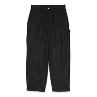 HOMBRE NINO / NEP TWEED PANTS / BLACK