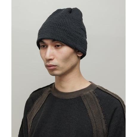 BAL / HAND KNIT BEANIE / BLACK
