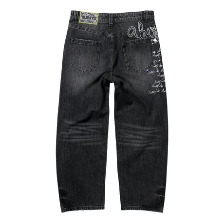 ADWYSD (ALWAYS DO WHAT YOU SHOULD DO) / WAZA JEANS / WASHED BLACK